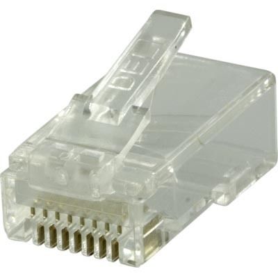 RJ45 kontaktdon för patchkabel, cat6, 20-pack